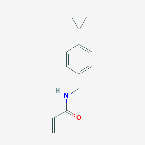 N-[(4-Cyclopropylphenyl)methyl]prop-2-enamide