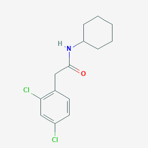molecular formula C14H17Cl2NO B263616 N-cyclohexyl-2-(2,4-dichlorophenyl)acetamide 