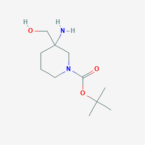 Tert-butyl 3-amino-3-(hydroxymethyl)piperidine-1-carboxylate