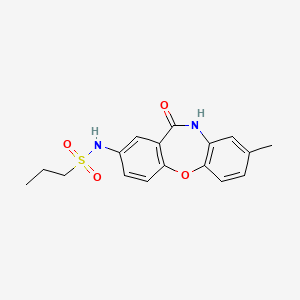 N-(8-methyl-11-oxo-10,11-dihydrodibenzo[b,f][1,4]oxazepin-2-yl)propane-1-sulfonamide