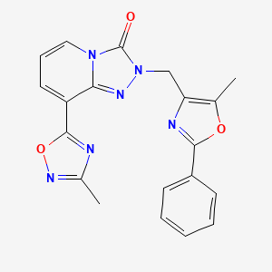 8-(3-methyl-1,2,4-oxadiazol-5-yl)-2-((5-methyl-2-phenyloxazol-4-yl)methyl)-[1,2,4]triazolo[4,3-a]pyridin-3(2H)-one