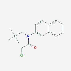 molecular formula C17H20ClNO B2636202 N-Neopentyl-N-(2-naphthyl)-2-chloroacetamide CAS No. 1397213-78-3