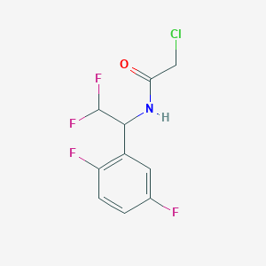 2-Chloro-N-[1-(2,5-difluorophenyl)-2,2-difluoroethyl]acetamide