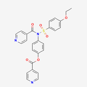 [4-[(4-ethoxyphenyl)sulfonyl-(pyridine-4-carbonyl)amino]phenyl] Pyridine-4-carboxylate
