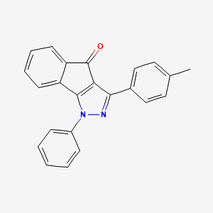 3-(4-Methylphenyl)-1-phenylindeno[2,3-D]pyrazol-4-one