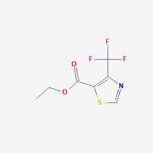 molecular formula C7H6F3NO2S B2636314 Ethyl 4-(trifluoromethyl)thiazole-5-carboxylate CAS No. 106203-24-1