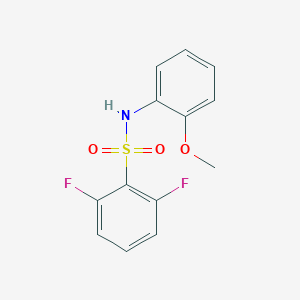 molecular formula C13H11F2NO3S B263633 2,6-difluoro-N-(2-methoxyphenyl)benzenesulfonamide 