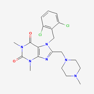 7-(2,6-dichlorobenzyl)-1,3-dimethyl-8-((4-methylpiperazin-1-yl)methyl)-1H-purine-2,6(3H,7H)-dione