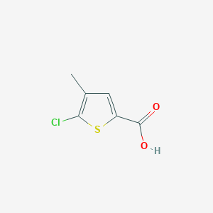 molecular formula C6H5ClO2S B2636349 5-氯-4-甲基噻吩羧酸 CAS No. 74598-03-1