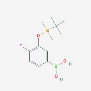 3-(t-Butyldimethylsilyloxy)-4-fluorophenylboronic acid