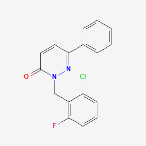 2-(2-chloro-6-fluorobenzyl)-6-phenylpyridazin-3(2H)-one