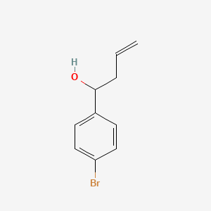 molecular formula C10H11BrO B2636387 1-(4-Bromophenyl)but-3-en-1-ol CAS No. 113842-31-2