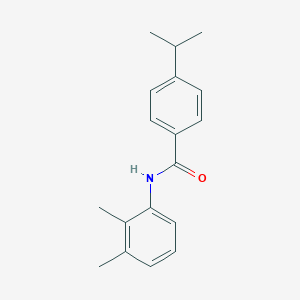 molecular formula C18H21NO B263641 N-(2,3-dimethylphenyl)-4-(propan-2-yl)benzamide 