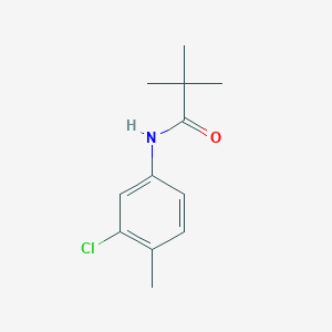 N-(3-chloro-4-methylphenyl)-2,2-dimethylpropanamide