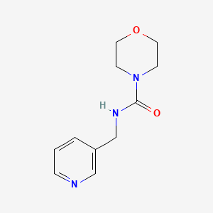 molecular formula C11H15N3O2 B2636452 N-(pyridin-3-ylmethyl)morpholine-4-carboxamide CAS No. 347370-22-3