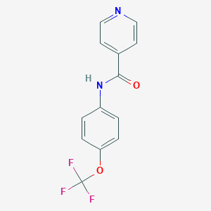 molecular formula C13H9F3N2O2 B263652 N-[4-(trifluoromethoxy)phenyl]isonicotinamide 