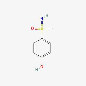 molecular formula C7H9NO2S B2636544 4-(S-Methylsulfonimidoyl)phenol CAS No. 35543-41-0