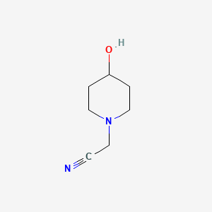 molecular formula C7H12N2O B2636546 2-(4-Hydroxypiperidin-1-YL)acetonitrile CAS No. 78503-67-0