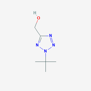 molecular formula C6H12N4O B2636558 (2-tert-butyl-2H-1,2,3,4-tetrazol-5-yl)methanol CAS No. 1955524-36-3