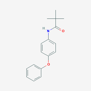 molecular formula C17H19NO2 B263656 2,2-dimethyl-N-(4-phenoxyphenyl)propanamide 