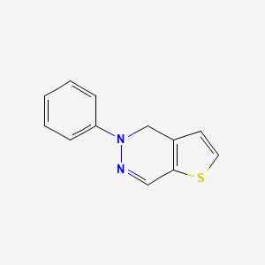molecular formula C12H10N2S B2636602 5-苯基-4,5-二氢噻吩并[2,3-d]哒嗪 CAS No. 303145-57-5