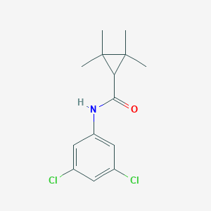 molecular formula C14H17Cl2NO B263661 N-(3,5-dichlorophenyl)-2,2,3,3-tetramethylcyclopropanecarboxamide 
