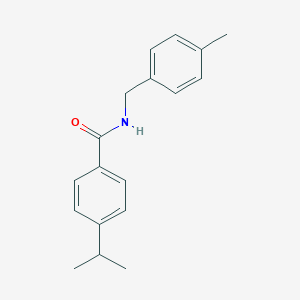 molecular formula C18H21NO B263662 4-isopropyl-N-(4-methylbenzyl)benzamide 