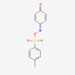 molecular formula C13H11NO4S B2636632 4-((Tosyloxy)imino)cyclohexa-2,5-dienone CAS No. 7204-03-7