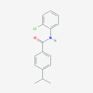 molecular formula C16H16ClNO B263665 N-(2-chlorophenyl)-4-isopropylbenzamide 