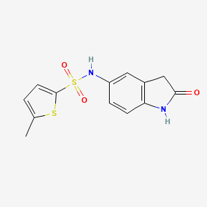 5-methyl-N-(2-oxoindolin-5-yl)thiophene-2-sulfonamide