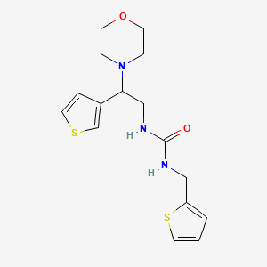 1-(2-Morpholino-2-(thiophen-3-yl)ethyl)-3-(thiophen-2-ylmethyl)urea