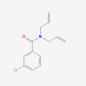 molecular formula C13H14ClNO B263667 N,N-diallyl-3-chlorobenzamide 