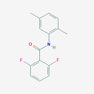 molecular formula C15H13F2NO B263668 N-(2,5-dimethylphenyl)-2,6-difluorobenzamide 