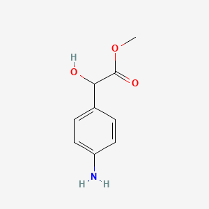molecular formula C9H11NO3 B2636693 (4-氨基苯基)-羟基乙酸甲酯 CAS No. 182918-73-6