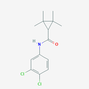 molecular formula C14H17Cl2NO B263670 N-(3,4-dichlorophenyl)-2,2,3,3-tetramethylcyclopropanecarboxamide 