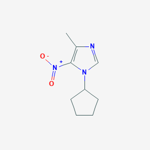 B2636705 1-cyclopentyl-4-methyl-5-nitro-1H-imidazole CAS No. 1856093-65-6