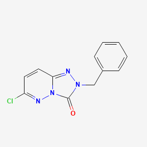 molecular formula C12H9ClN4O B2636706 2-苄基-6-氯(1,2,4)三唑并[4,3-b]哒嗪-3(2H)-酮 CAS No. 477851-95-9