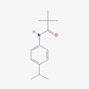 molecular formula C14H21NO B263671 N-(4-isopropylphenyl)-2,2-dimethylpropanamide 