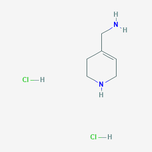 (1,2,3,6-Tetrahydropyridin-4-yl)methanamine dihydrochloride