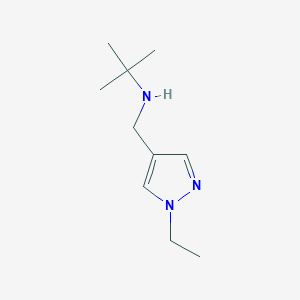 N-(tert-butyl)-N-[(1-ethyl-1H-pyrazol-4-yl)methyl]amine