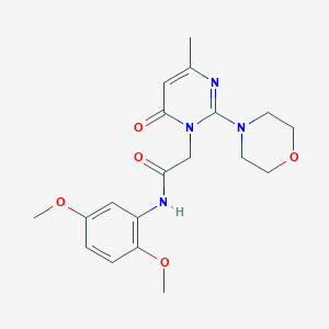 N-(2,5-dimethoxyphenyl)-2-(4-methyl-2-morpholin-4-yl-6-oxopyrimidin-1(6H)-yl)acetamide