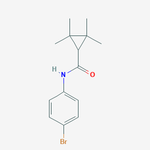 molecular formula C14H18BrNO B263675 N-(4-bromophenyl)-2,2,3,3-tetramethylcyclopropanecarboxamide 