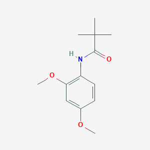 molecular formula C13H19NO3 B263676 N-(2,4-dimethoxyphenyl)-2,2-dimethylpropanamide 
