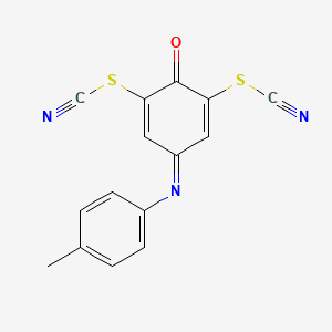 2,6-Dithiocyanato-4-(p-tolylimino)cyclohexa-2,5-dienone