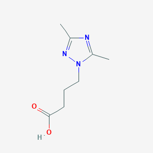molecular formula C8H13N3O2 B2636806 4-(二甲基-1H-1,2,4-三唑-1-基)丁酸 CAS No. 1249380-28-6