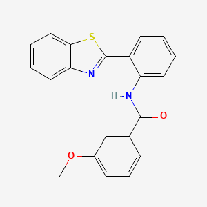 N-[2-(1,3-benzothiazol-2-yl)phenyl]-3-methoxybenzamide