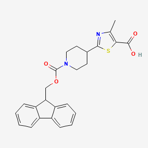 2-(1-{[(9H-fluoren-9-yl)methoxy]carbonyl}piperidin-4-yl)-4-methyl-1,3-thiazole-5-carboxylic acid