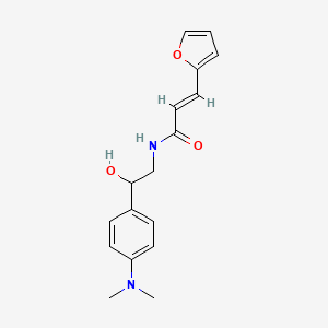 (E)-N-(2-(4-(dimethylamino)phenyl)-2-hydroxyethyl)-3-(furan-2-yl)acrylamide
