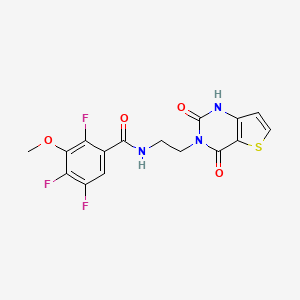 N-(2-(2,4-dioxo-1,2-dihydrothieno[3,2-d]pyrimidin-3(4H)-yl)ethyl)-2,4,5-trifluoro-3-methoxybenzamide