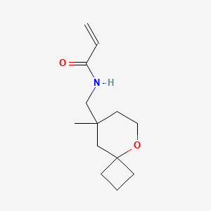 N-[(8-Methyl-5-oxaspiro[3.5]nonan-8-yl)methyl]prop-2-enamide